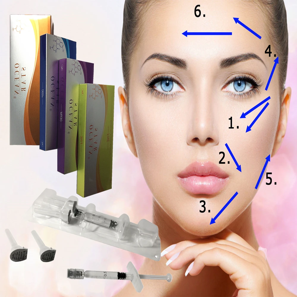 

2019 Cross linked hyaluronic acid injection for skin revitalizing