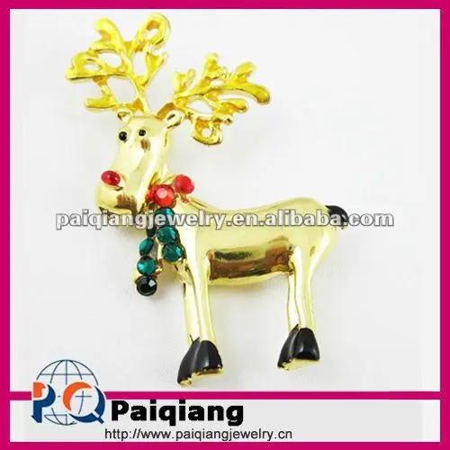 Fashion Christmas Deer Animal Brooch