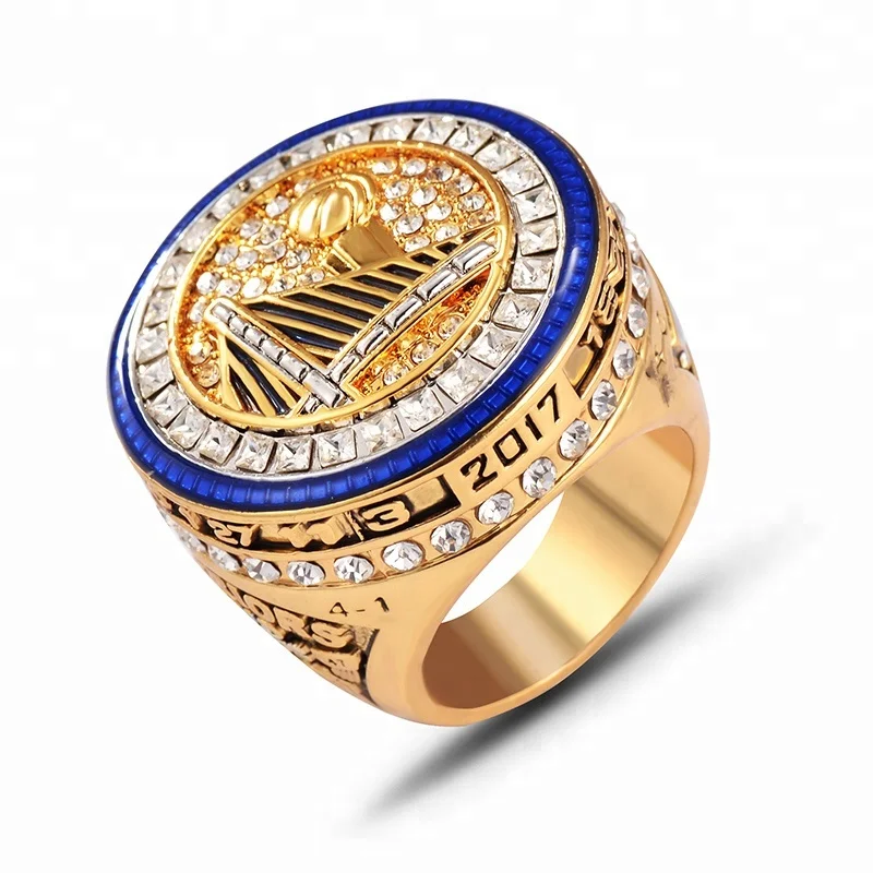 

2016-2017 Golden State Warriors Championship Rings, Silver;gold