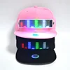 App Control Bluetooth LED Display Scrolling Message Hat,LED Cap With Sign Panel