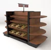 fashional design Bakery Display Case Wood Cooling Shelves