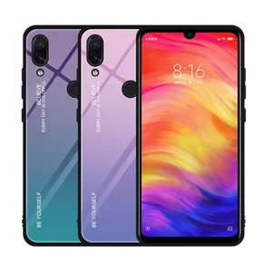 Gradient Tempered Glass Phone Cover Xiaomi Redmi Note 7