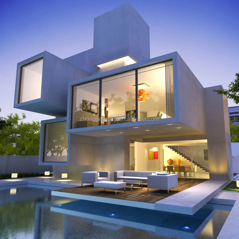 Prefabricated villa designs modern prefab house plans