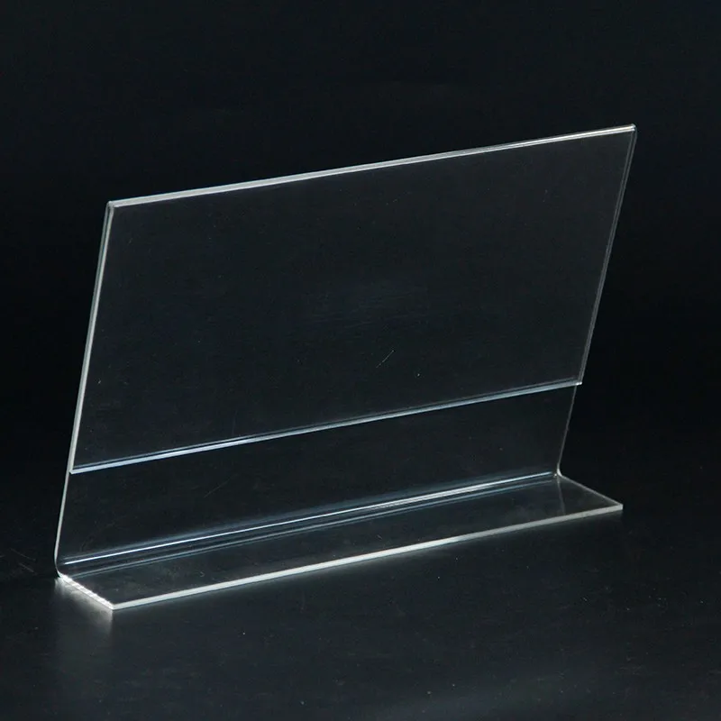 Customized Blank Acrylic Name Plate Plastic Desk Name Plate Holder