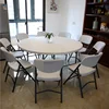 New Design Modern Table Designs Folding Plastic Round Table