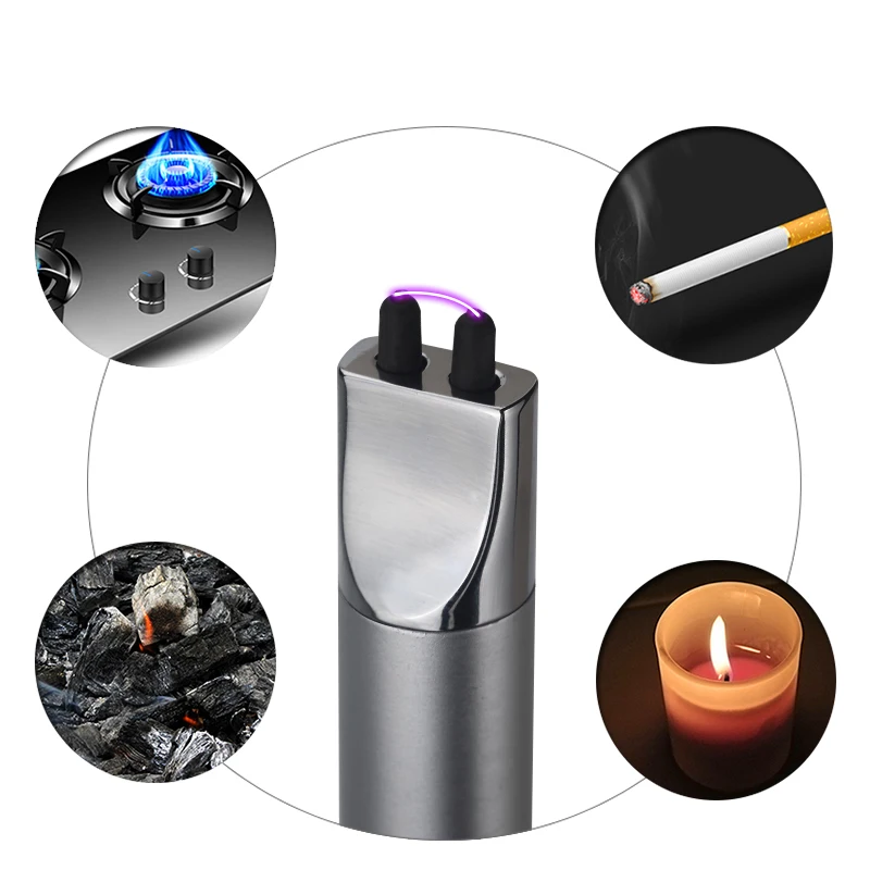 China Factory New Type Usb Candle Lighter,Gas Torch Kitchen Windproof Lighter,Windproof Lighter Usb Bbq