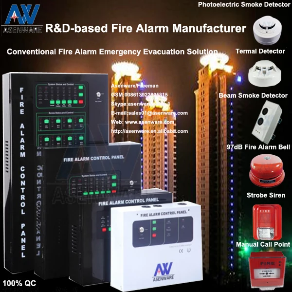 Fire Alarm System Solution to Fire Project With Smoke Detector