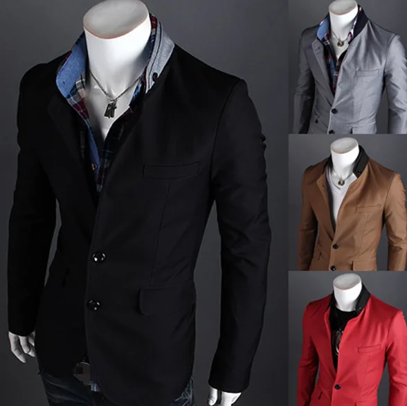 2017 Autumn New Suit Man Suit Fashion Suit Men's Clothing Coats - Buy ...