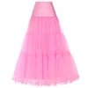 Grace Karin Women's Retro Crinoline Pink Underskirt Petticoat for Vintage Dress CL010421-5