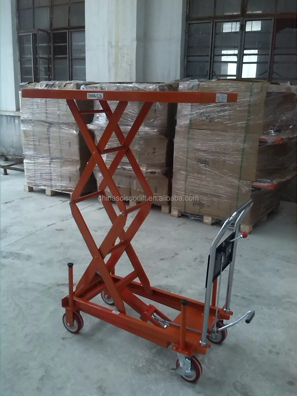 Hydraulic Manual Scissor Lift Trolley/portable Hydraulic Trolley Lifter Buy Hydraulic Trolley