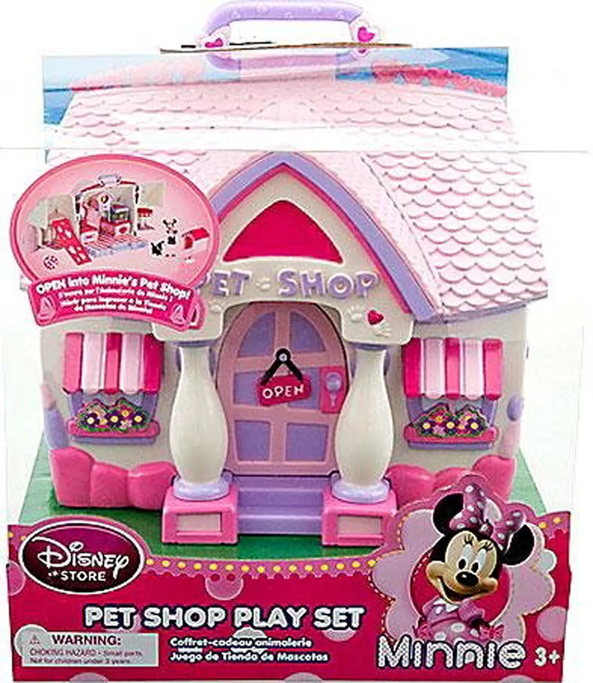 disney store minnie mouse pet bath set