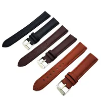 

Queena Watchband Black Brown Genuine Leather Wholesale Watch Strap