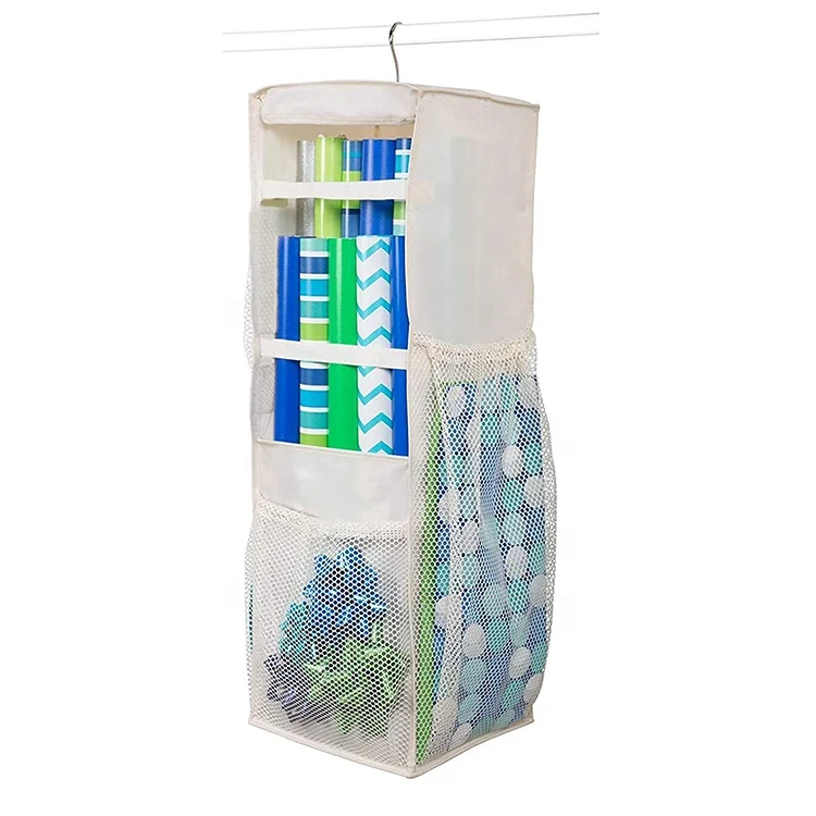

Xmas Closet Shelf Organizer Hanging Storage Shelves Ornament Storage, Customized color