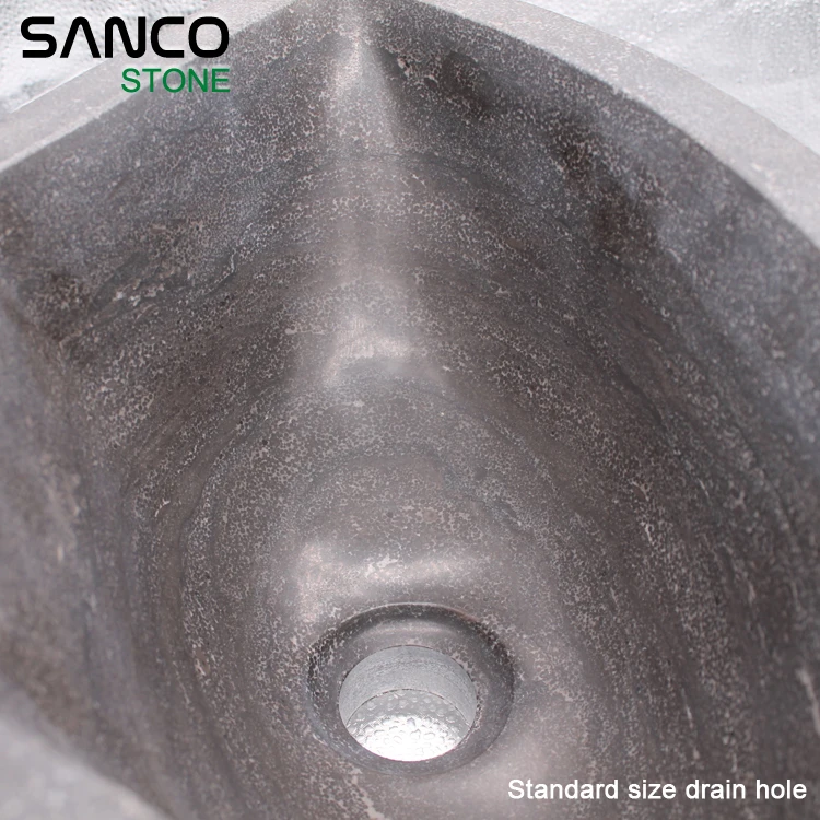 
Blue limestone washing basin countertop sinks stone 