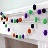 Felt Ball Garland in Halloween color for Home or Party Decoration
