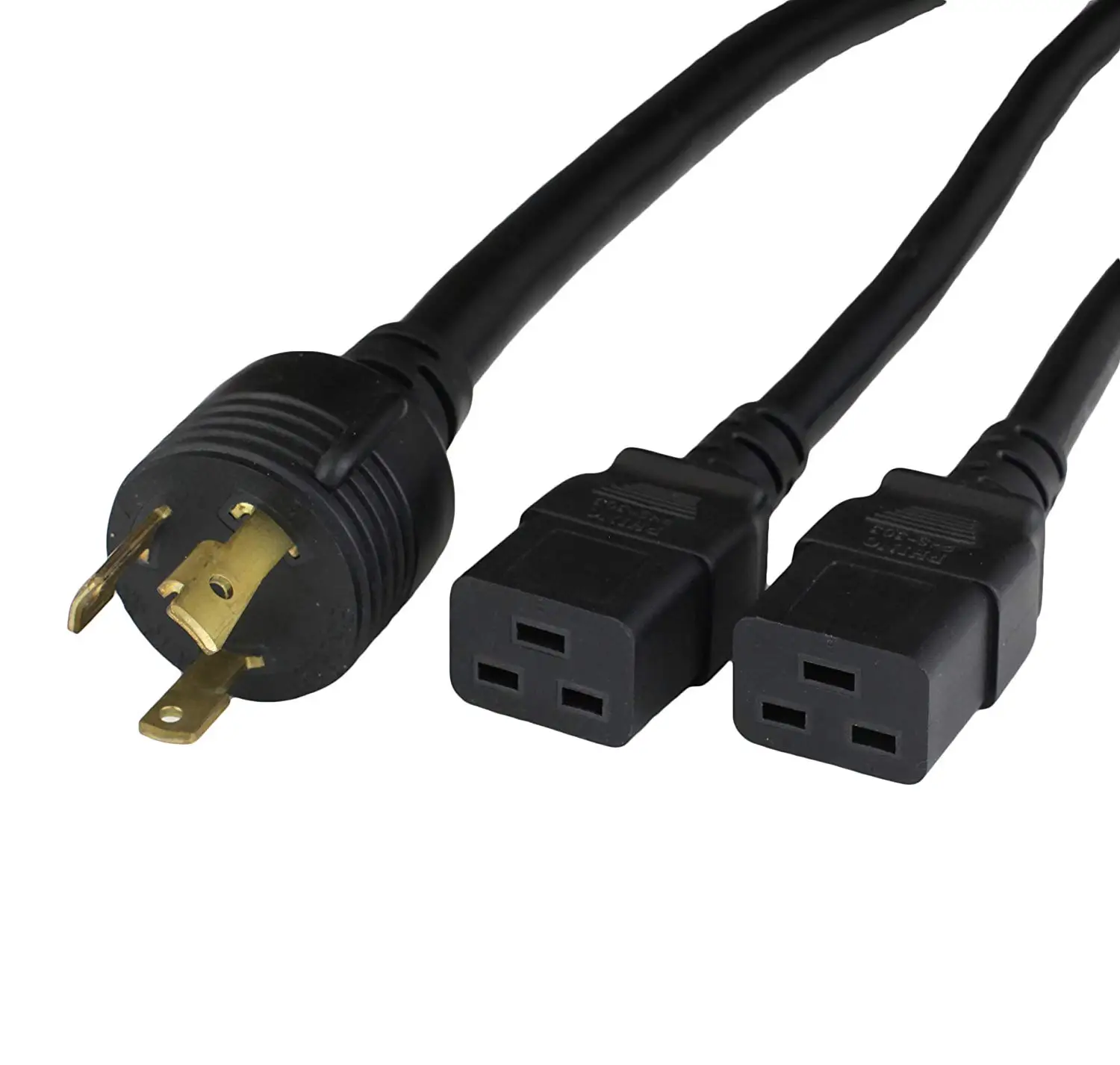 15A//250V IEC C14 to L6-20R Power Cord IBX-8810-01M 1 Foot 14//3 SJT