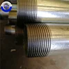 BS 1387 standard hot dip galvanized round steel pipe threaded ends with couplings