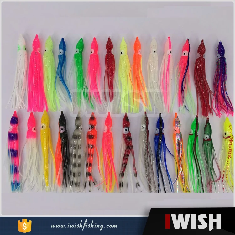 Trolling Lures China Octopus Fishing Lure Skirt For Bass - Buy Octopus ...