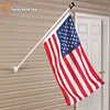 1-5 meters aluminium commercial aluminum wall mounted flagpole