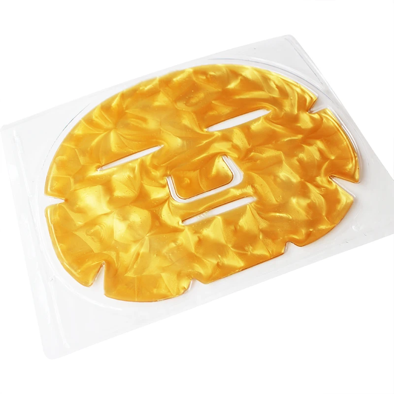 

Skin Care Cosmetic Moisturizing Bio Collagen Crystal 24K Gold Facial Face Sheet Mask
