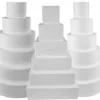 Solid Foam Disc and Cubes Round Square Dummy Cake