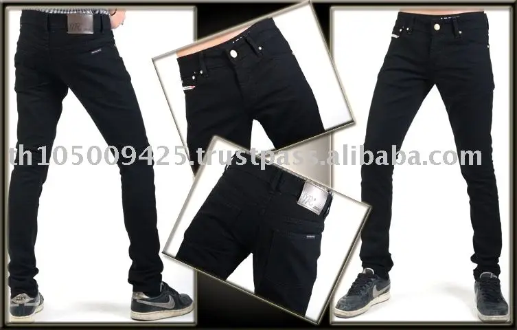 black skinny designer jeans