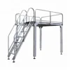 Supporting platform for multihead weigher and packaging machine