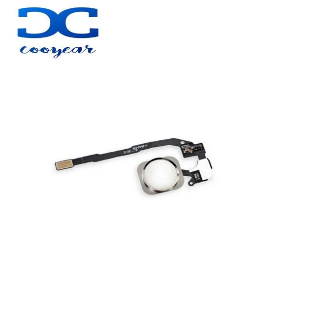 For iphone 5s home button flex cable assembly/touch id sensor flex cable with home button gold