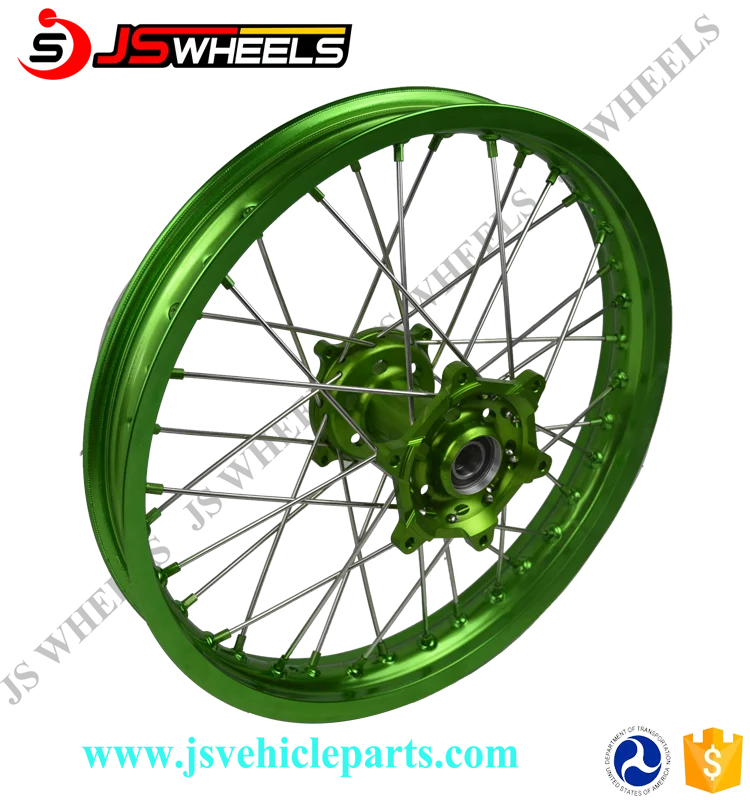 18/19 Inch Klx250 Dirt Bike Cnc Complete Spoked Rear Alloy Wheels Buy