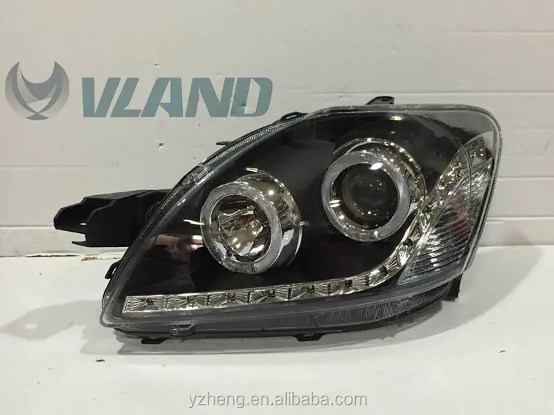 Vland factory car headlights for Vios 2008-2013 LED head lights LED DRL plug and play