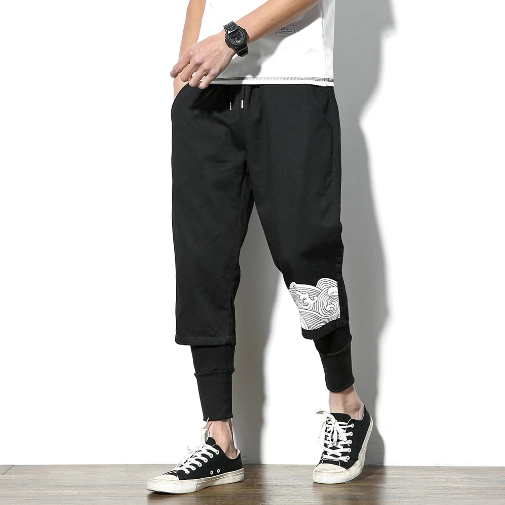 

Hot Design Fake Two Pants Cotton Material Bulk Wholesale Men Track Jogger Pants, Multi color