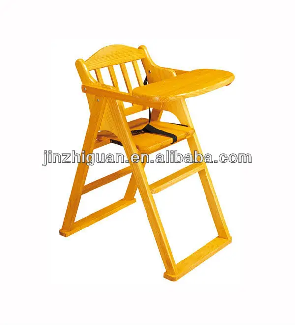 folding wooden highchair