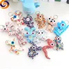 Wholesale 3d fabric button doll promotion key chain keychain