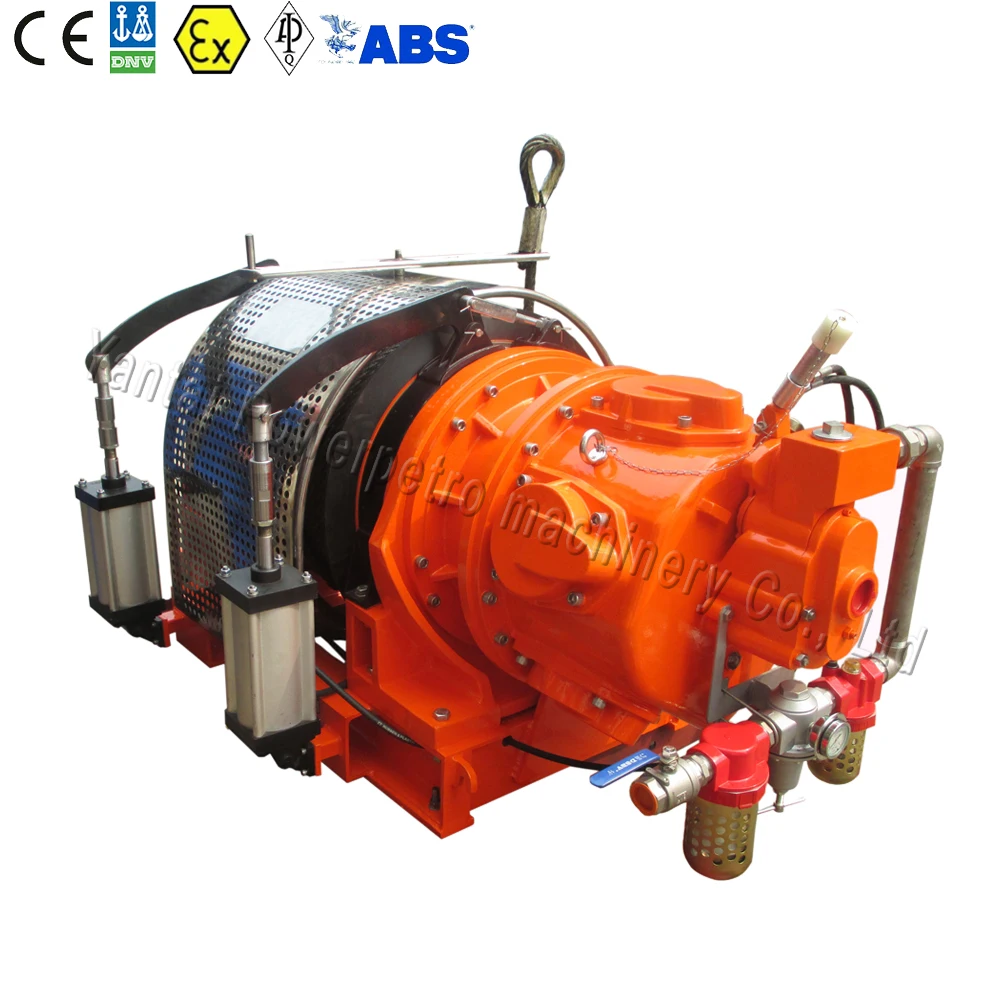 Abs Dnv Offshore Trawl Air Winch Towing Winch For Fishing With Large