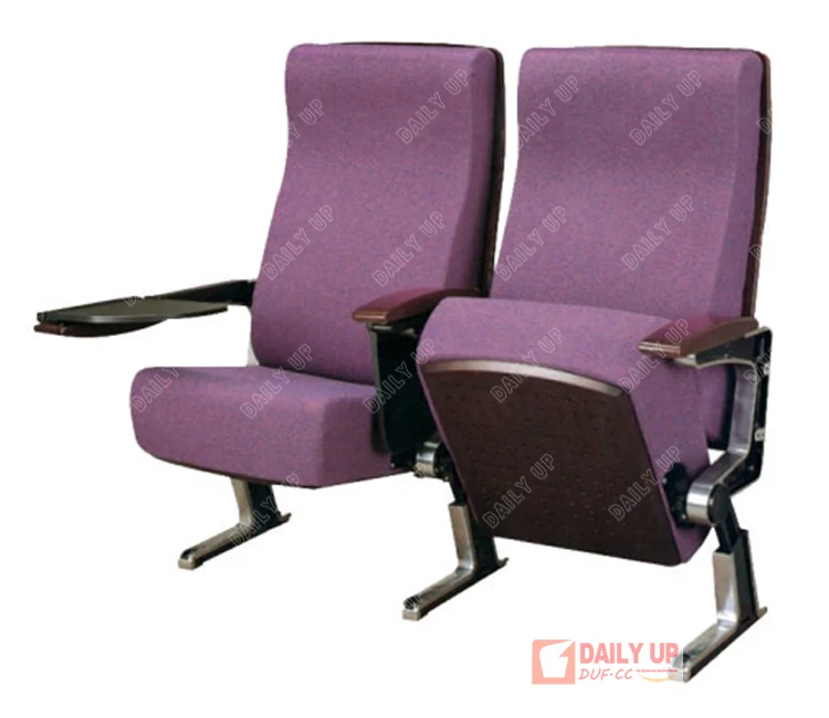 New Design Auditorium Chairs with Foldable Writing Pad Lecture Hall Chair Folding School Chair Desk