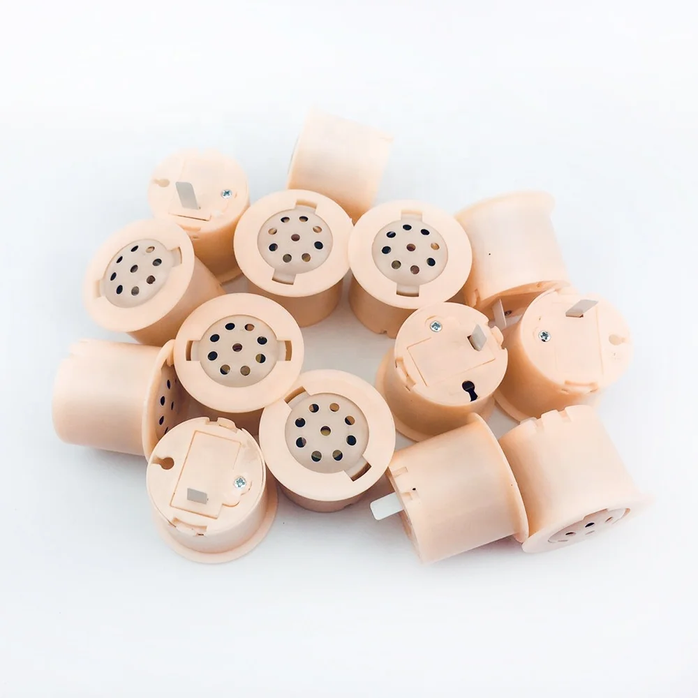 
Wholesale plush toy music box speaker baby doll squeeze voice box doll IC accessories. 