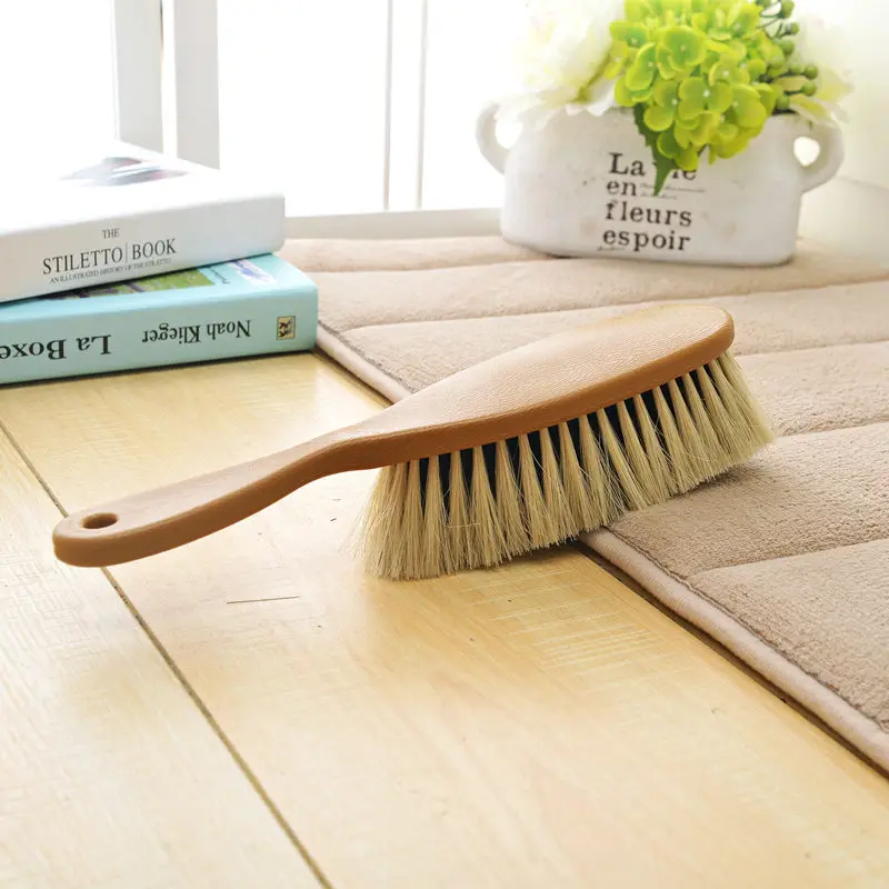 Plastic Horse Hair Soft Bristle Cleaning Brush For Suit Leather Coat