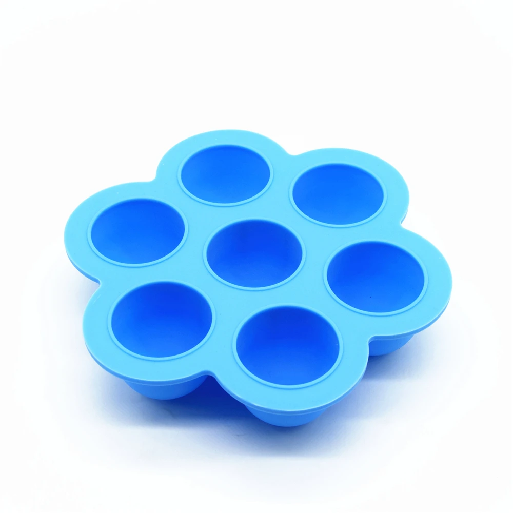 

BPA Free Silicone Egg Bite Mold,2 Pack Baby Food Storage Tray, 6 colors or customized