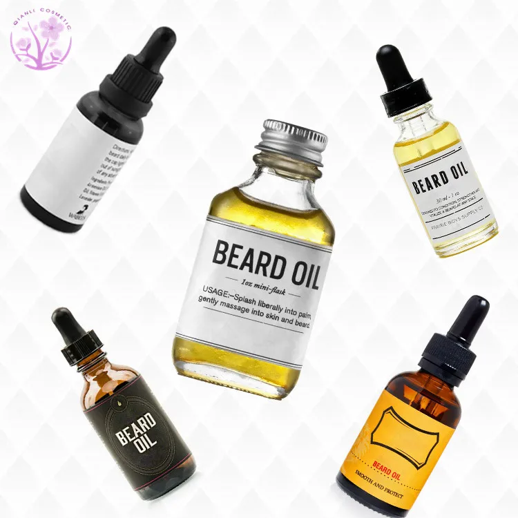 
Private Label Natural Organic Essential Beard Growth Oil China Bulk Mens Beard Care Oil Kit 
