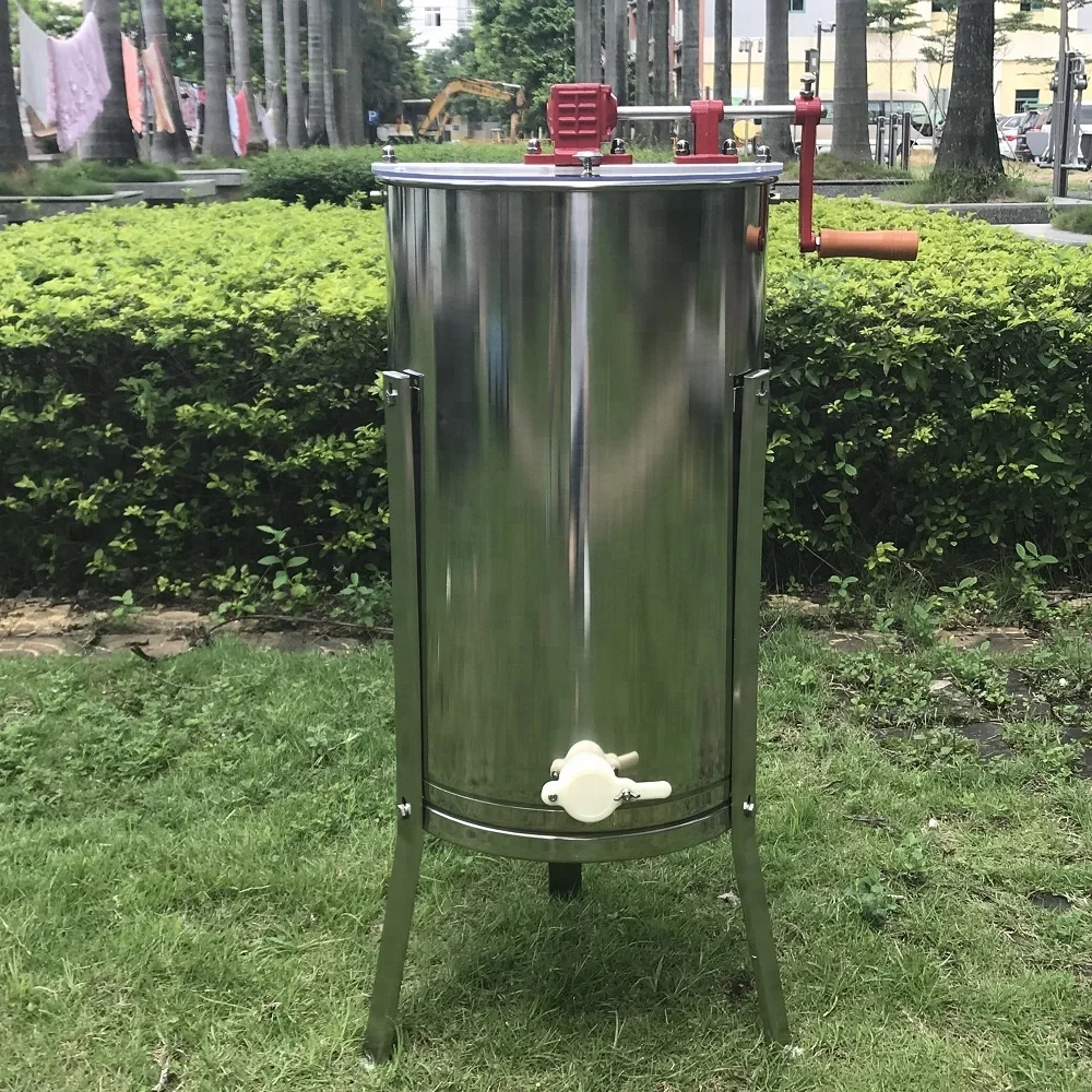 
Upgraded Unique designed molding manual 2 frame honey extractor 