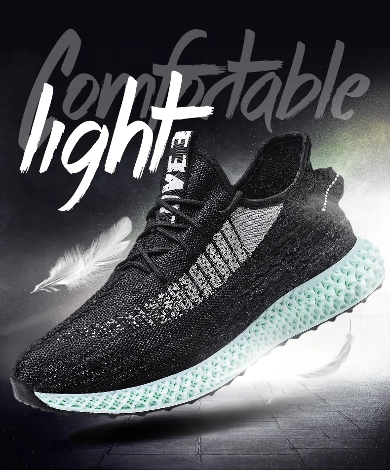 2019 New Arrived Spring Summer Men Futurecraft 4D Running Shoes Low Top Sneakers Knit Breathable Wear-resistant Casual  Shoes