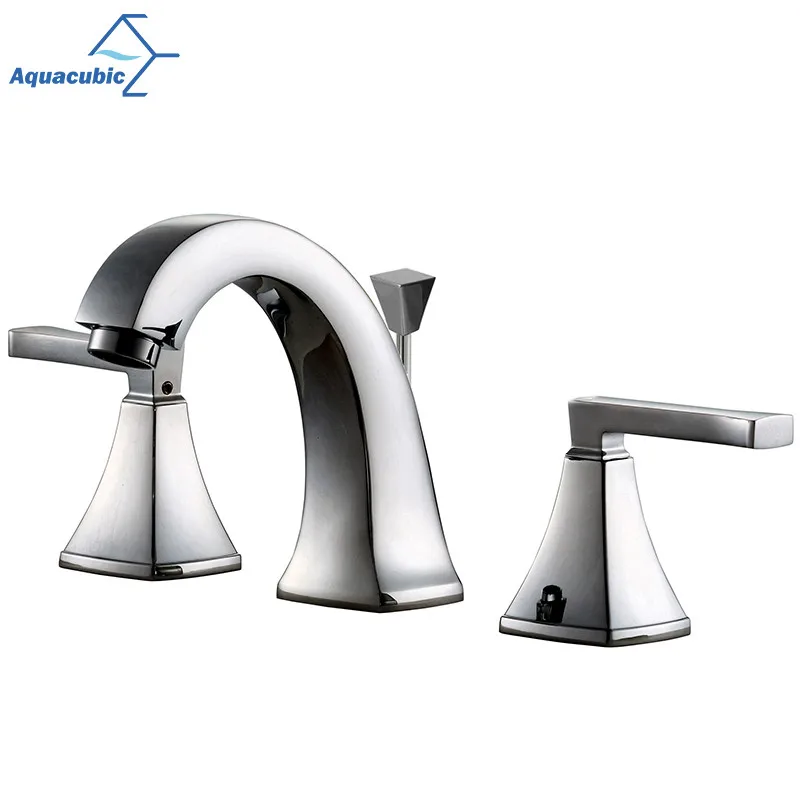 Aquacubic Upc Centerset 4 Inch Leadfree Brass Bathroom Lavatory Faucet