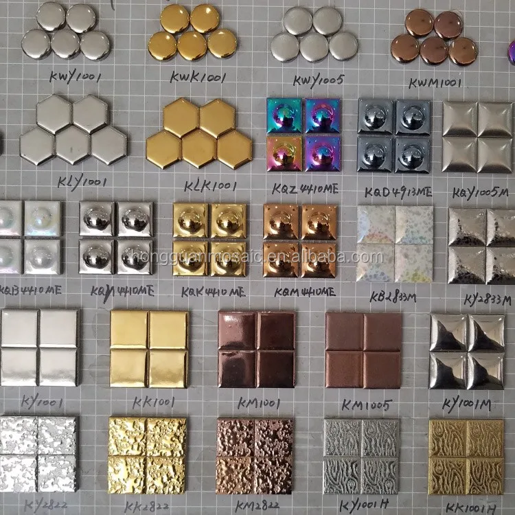 Golden Ceramic Mosaic Tile Swimming Pool