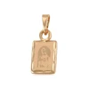 33301 Hot sale cheap price jewelry rectangle shaped portrait paint golden pendant