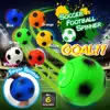 Promotional Cheap Stress Relief Small Plastic Fidget Toy Football Soccer Finger Spinner with Capsule