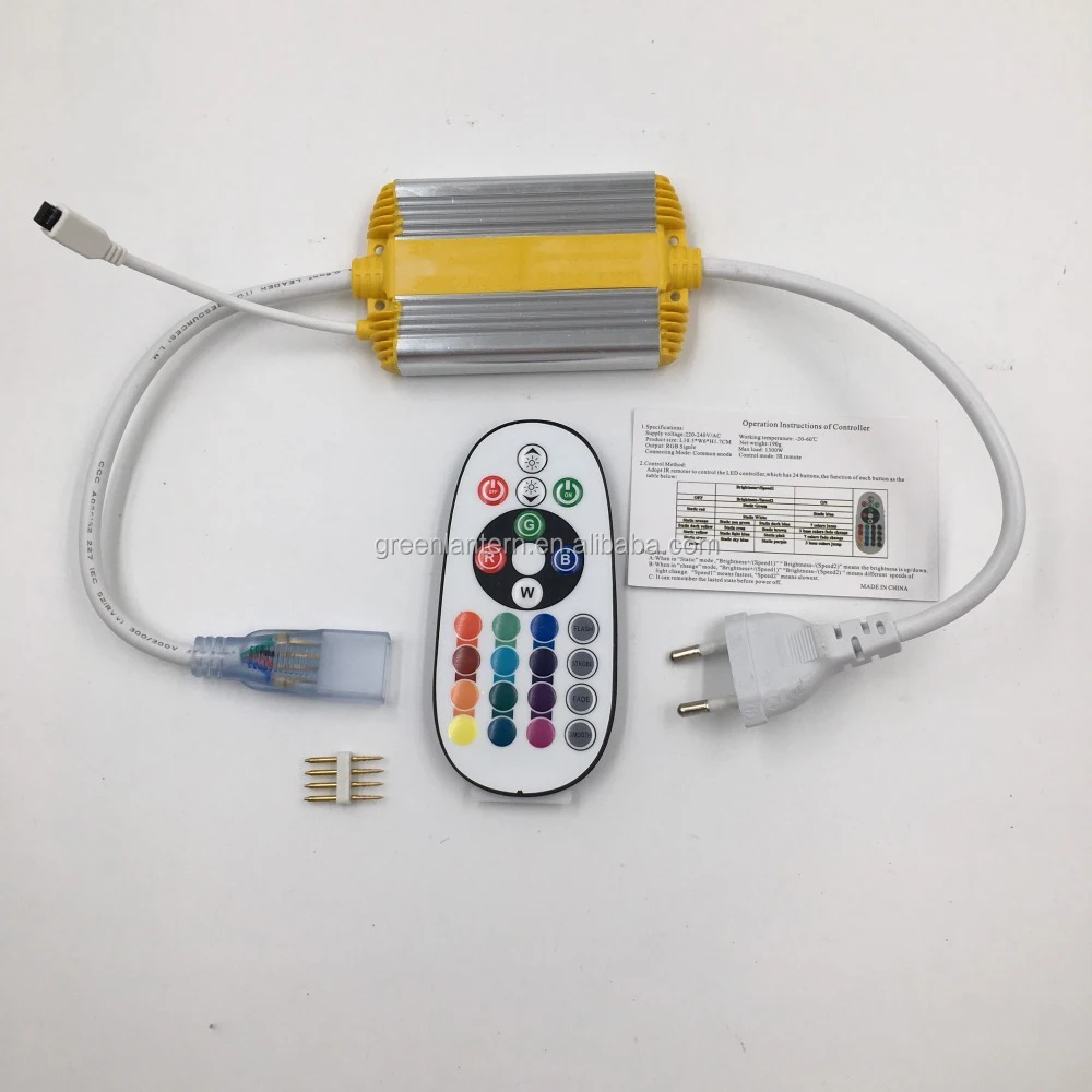 Factory price 110V 220V 120V 230V High Voltage LED Strip Light RGB Controller