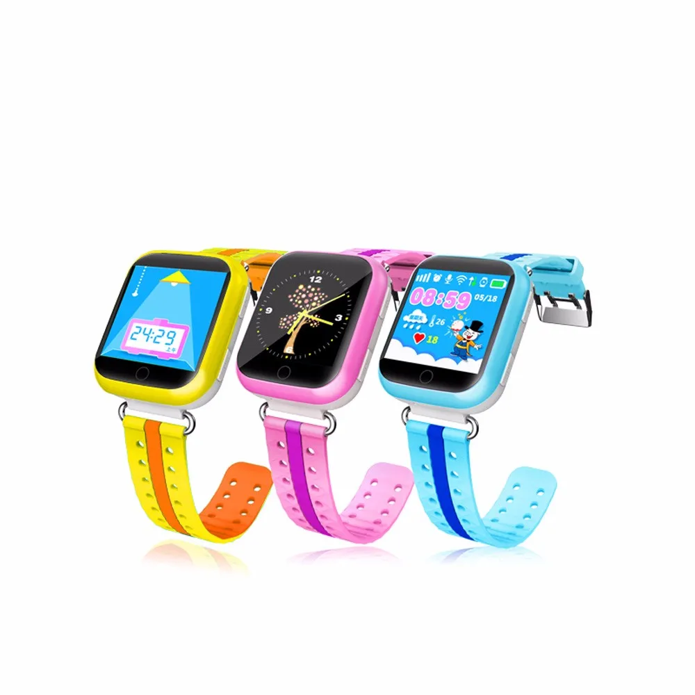 

2017 Wholesale Android Bluetooth Smart Watch Q100S With SIM & wifi, Blue;orange;pink