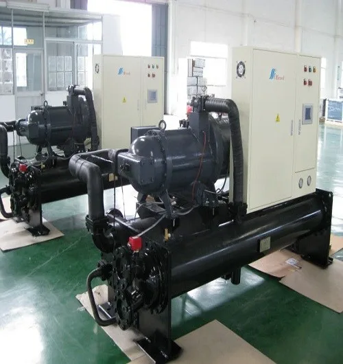 product-HICOOL-Water cooled air cooled screw chiller industrial water chiller cooling water source 