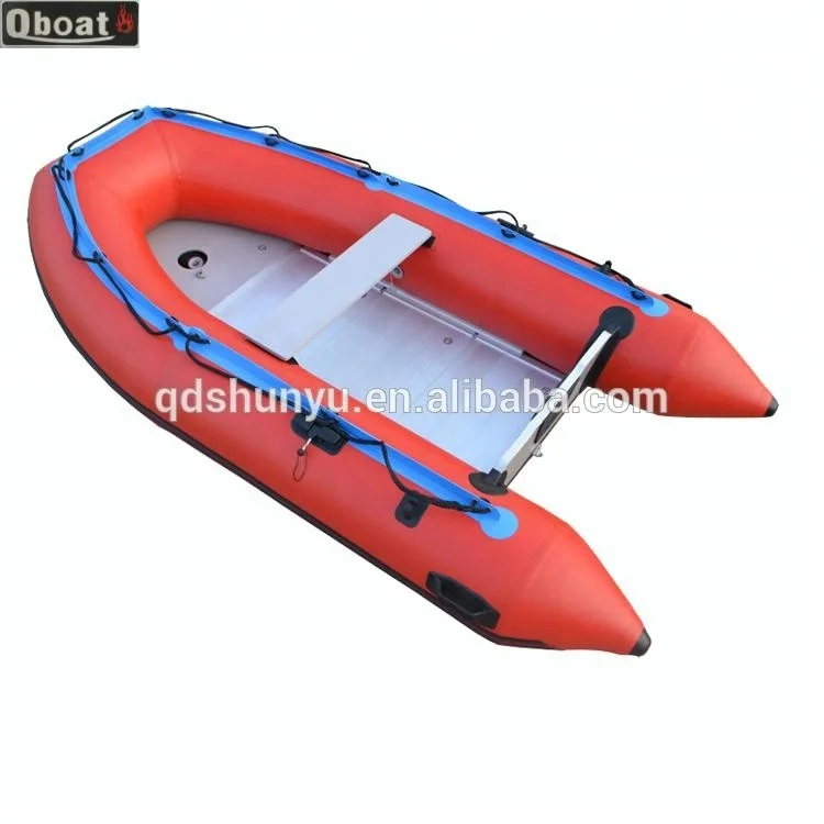 

CE 1.2mm PVC V Hull Fishing Inflatable Rowing Boat for sale, Optional