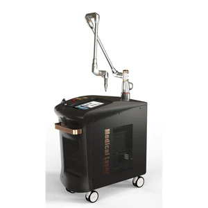 Stationary picosecond laser q switched nd yag laser tattoo removal and pigmentations